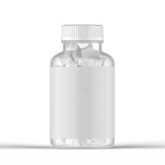  Frosted glass bottle with bear gummies