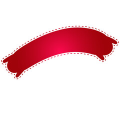 red label tag button