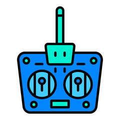 Remote Filled Line Icon