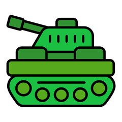 Tank Filled Line Icon