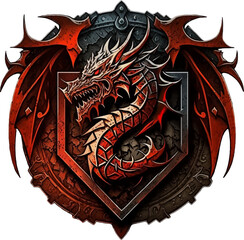 Wicked dragon emblem as a logo © Ian