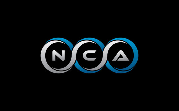 NCA Letter Initial Logo Design Template Vector Illustration