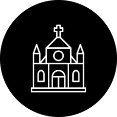 Church Line Inverted Icon