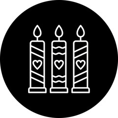 Candle Line Inverted Icon