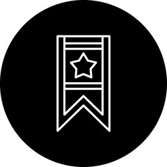 Bookmark Line Inverted Icon