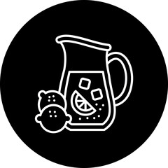 Lemonade Line Inverted Icon