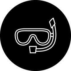 Snorkel Line Inverted Icon