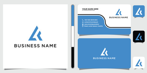 kl logo design simple modern template
