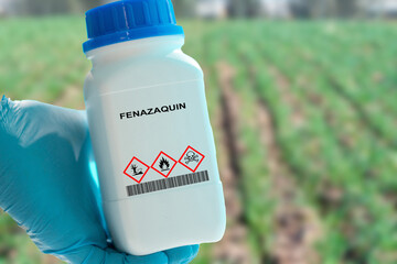  A pesticide used to control mites and other pests in crops such as apples, pears, and strawberries.