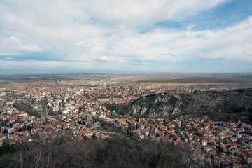 A panoramic view of Asenovgrad from St. Dimitar chapel