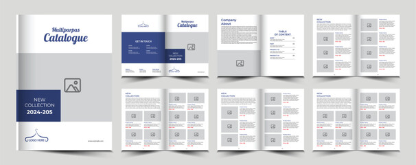 Product catalog or catalogue template design