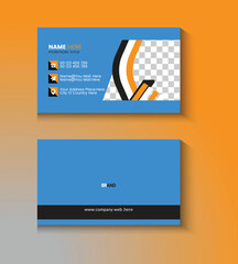 Creative and clean business  card design template
