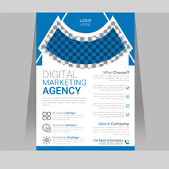 Digital Marketing agency business improve flyer design creative