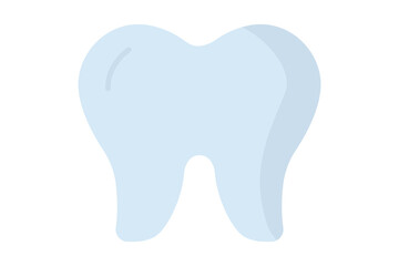 tooth icon illustration. icon related to human organ. Flat icon style. Simple vector design editable