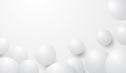 many balls laying on a white background