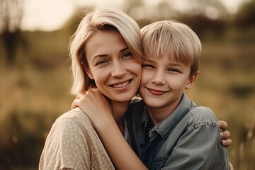 Fototapeta premium parent and child