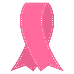 Pink ribbons banner 