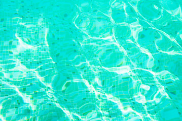 Fototapeta na wymiar Close up of pool water surface