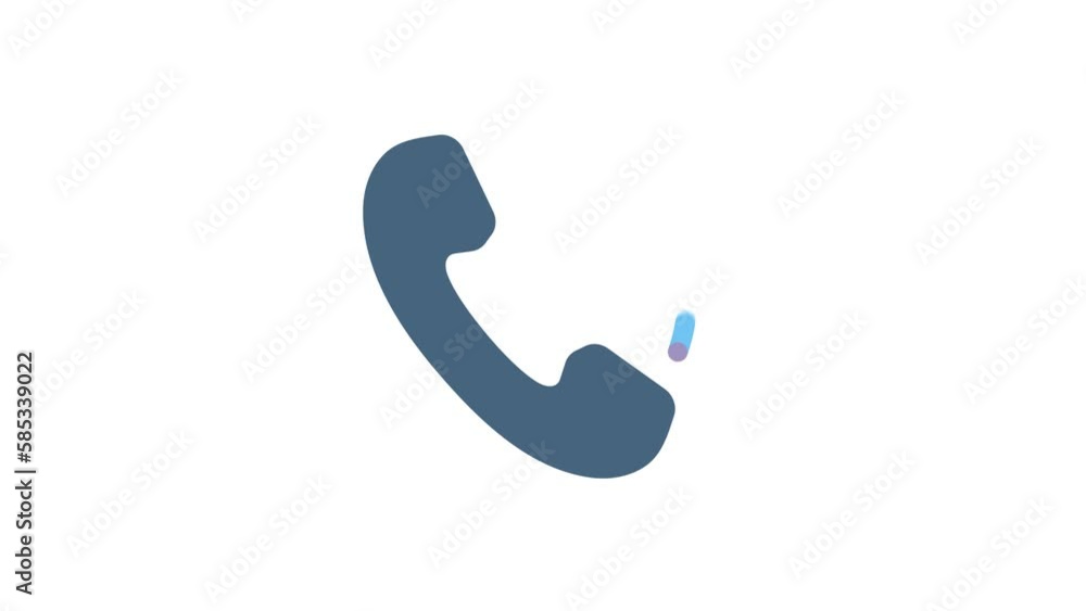 Poster ringing phone icon ideas for talking to support to help resolve the problem