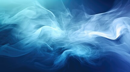 Fototapeta na wymiar abstract blue smoke background, generative AI