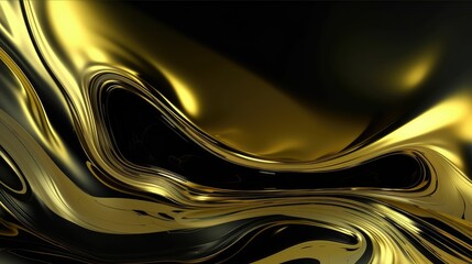 abstract golden background, generative AI