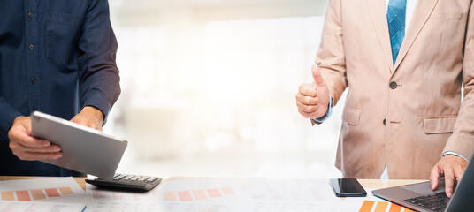 Businessman working in office concept. Maximizing Business Efficiency and Profitability, developer...
