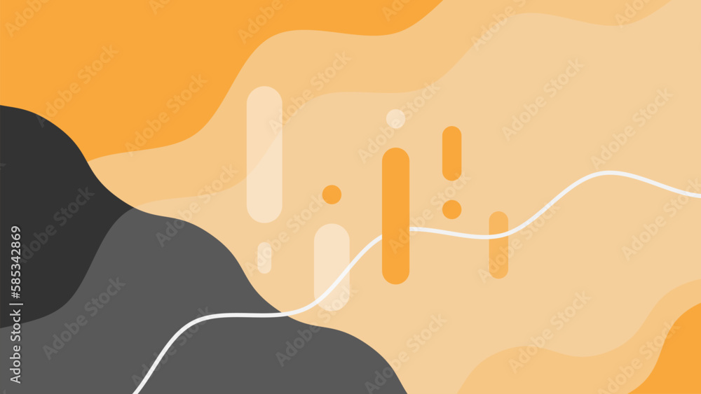 Poster dynamic fluid wave abstract background
