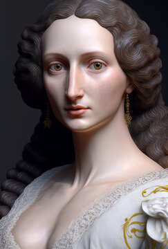 portrait of a beautiful woman, Generative AI