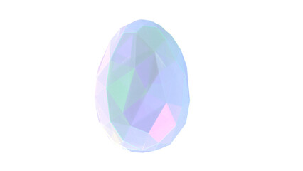 Diamond egg rotate transparent background - 585361430