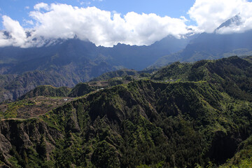 Cilaos circus, La Reunion island, indian ocean