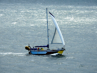 In Full Sail in Antarctic Ocean