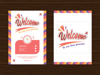 Welcome Flyer Template Design, Flyer Welcome For Promotion