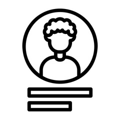 communication, profile man icon