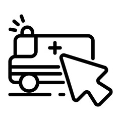 medical, ambulance icon