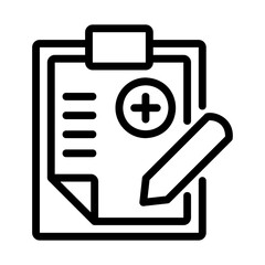 Fototapeta premium medical, medical report icon