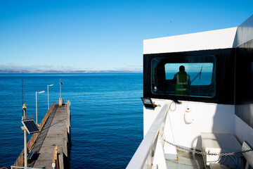 Quarterdeck of a Commercial Catamaran