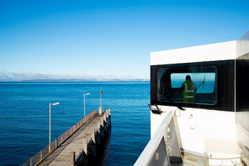 Quarterdeck of a Commercial Catamaran © Adwo