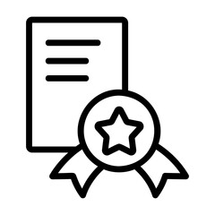 online education, certificate icon