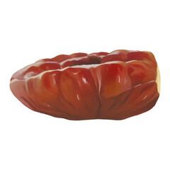 Tasty Date Fruit Isolated Hand Drawn Painting Illustration