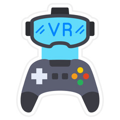 Gamepad Sticker Icon