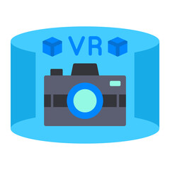 Vr Camera Flat Icon