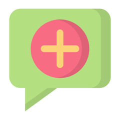 Obraz premium New Post Flat Icon