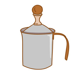 COFFEE DRIP TOOLS_COLOR DOODLE_milk jug_milk jar