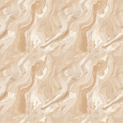 Seamless pattern of beige marble. Marble background. Perfect for wallpaper, textiles, and web backgrounds, package design. Good quality for repeating design. Generative AI.