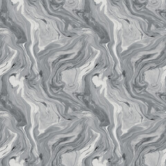 Obraz premium Seamless pattern of grey marble. Marble background. Perfect for wallpaper, textiles, and web backgrounds, package design. Good quality for repeating design. Generative AI.