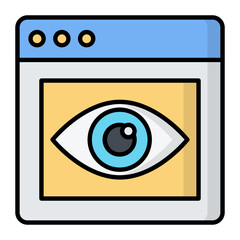 Monitoring Line Color Icon
