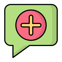 Obraz premium Post Line Color Icon