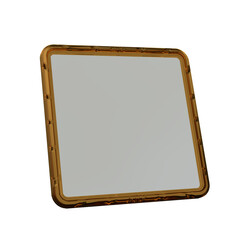 Photo Frame 3D render transparent background