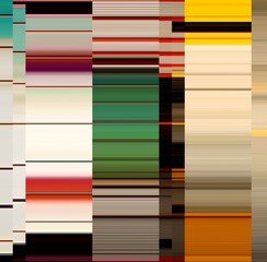 Digital abstract graphic artwork. Vibrant glitch texture. Artwork with deconstructed shapes and graphics elements. Creative graphic design for poster, brochure, flyer and card.