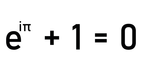 Euler's identity in mathematics vector